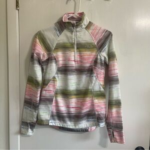 Fila Women’s Colorful Striped Half-Zip Pullover Size XS